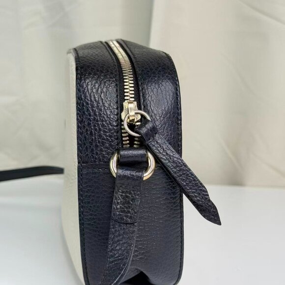 Gucci Soho Crossbody Bag White & Black Bi Color Shoulder Bag - Picture 4 of 9